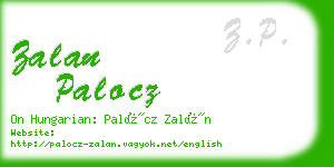 zalan palocz business card